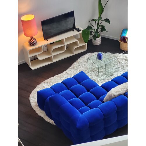COMF Collection Soho zetel - Opstelling: 1-zit arm links + Divan rechts - Stof: Royal Cobalt 46 (cat. 14) COMF Collection Soho zetel - Opstelling: 1-zit arm links + Divan rechts - Stof: Royal Cobalt 46 (cat. 14)