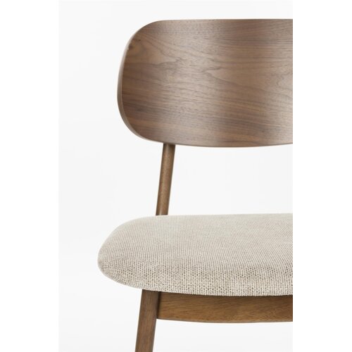 Zuiver Marais Stoel - Wood/Beige Zuiver Marais Stoel - Wood/Beige