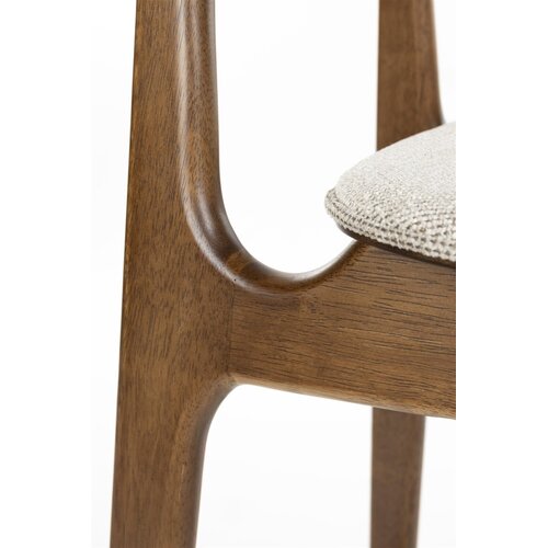 Zuiver Marais Barstoel -Wood/ Beige Zuiver Marais Barstoel -Wood/ Beige