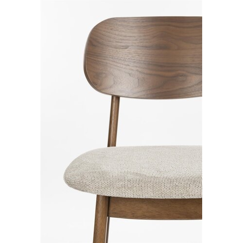 Zuiver Marais Barstoel -Wood/ Beige Zuiver Marais Barstoel -Wood/ Beige