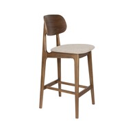 Marais Barstoel -Wood/ Beige