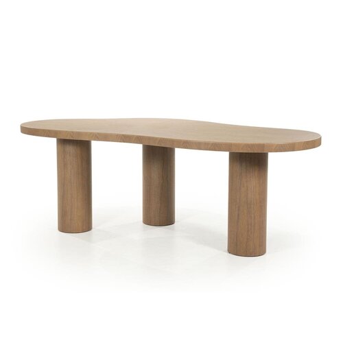 Eleonora Eettafel Bobbie - Walnoot Fineer Lichtbruin - 215 x 110 cm Eleonora Eettafel Bobbie - Walnoot Fineer Lichtbruin - 215 x 110 cm