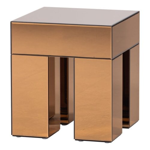 Woood Bijzettafel Mirrox - Bruin