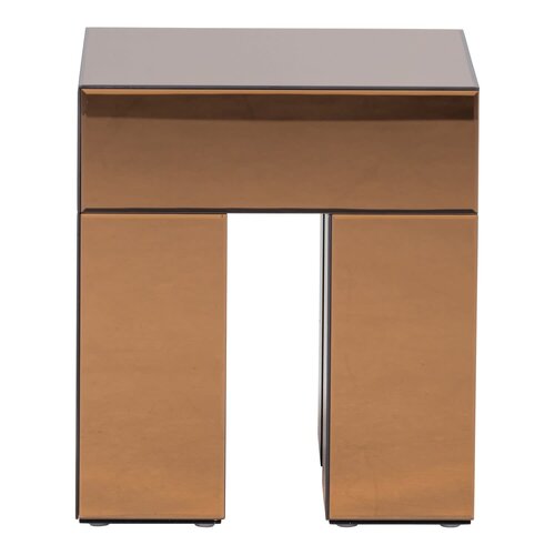 Woood Bijzettafel Mirrox - Bruin