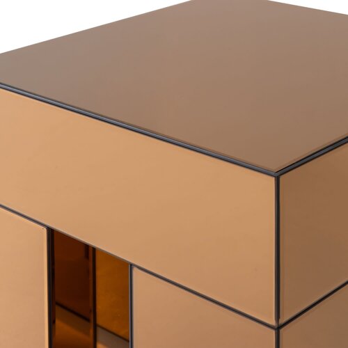 Woood Bijzettafel Mirrox - Bruin