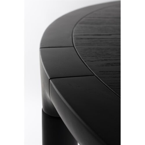 Zuiver Eettafel Storm Rond - Black 128 cm