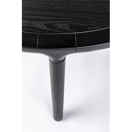 Zuiver Eettafel Storm Rond - Black 128 cm
