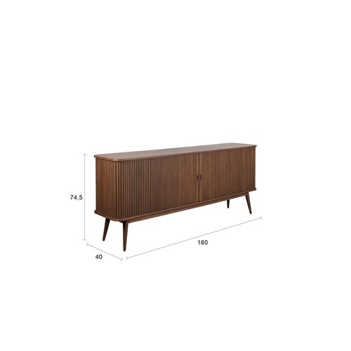 Zuiver Dressoir Barbier 180 cm - Walnut Zuiver Dressoir Barbier 180 cm - Walnut