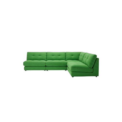 COMF Collection Oslo Zetel met Loungebed: Opstelling 1-zit + 1-zit + Hoekelement (rechts) +1-zit - Stof Boogie 157 (Apple) (Cat. G) COMF Collection Oslo Zetel met Loungebed: Opstelling 1-zit + 1-zit + Hoekelement (rechts) +1-zit - Stof Boogie 157 (Apple) (Cat. G)