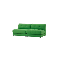 Oslo Zetel met Loungebed: Opstelling 1-zit + 1-zit - Stof Boogie 157 (Apple) (Cat. G)