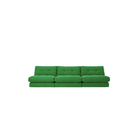 Oslo Zetel met Loungebed: Opstelling 1-zit + 1-zit + 1-zit - Stof Boogie 157 (Apple) (Cat. G)