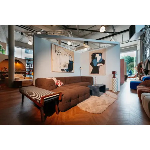 COMF Collection Toonzaalmodel Napoli zetel - Opstelling: Divan (links) + 2-zit arm (rechts) - Stof: Andermaat 8 (cat. D) COMF Collection Toonzaalmodel Napoli zetel - Opstelling: Divan (links) + 2-zit arm (rechts) - Stof: Andermaat 8 (cat. D)