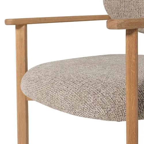 Woood Toonzaalmodel Fauteuil Udar - Naturel Woood Toonzaalmodel Fauteuil Udar - Naturel