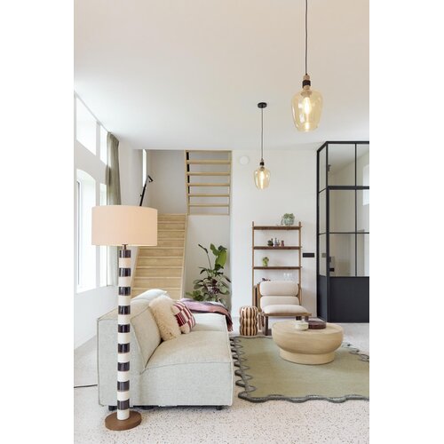 COMF Collection Lima zetel - Opstelling: 2x 1.5-zit (zonder arm) + Hocker (± 105x70 cm.- Stof: Preziosa 71 (cat. C)