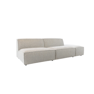 COMF Collection Lima zetel - Opstelling: 2x 1.5-zit (zonder arm) + Hocker (± 105x70 cm.- Stof: Preziosa 71 (cat. C) COMF Collection Lima zetel - Opstelling: 2x 1.5-zit (zonder arm) + Hocker (± 105x70 cm.- Stof: Preziosa 71 (cat. C)