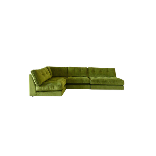 COMF Collection Oslo zetel - Opstelling: 1-zit (zonder armen) + hoekelement + 2 x 1-zit (zonder armen) - Stof: Juke 53 (cat. E) COMF Collection Oslo zetel - Opstelling: 1-zit (zonder armen) + hoekelement + 2 x 1-zit (zonder armen) - Stof: Juke 53 (cat. E)
