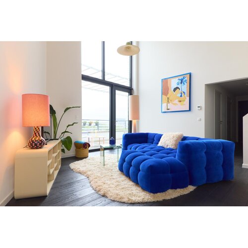 COMF Collection Soho zetel - Opstelling: 1-zit arm links + Divan rechts - Stof: Royal Cobalt 46 (cat. 14) COMF Collection Soho zetel - Opstelling: 1-zit arm links + Divan rechts - Stof: Royal Cobalt 46 (cat. 14)