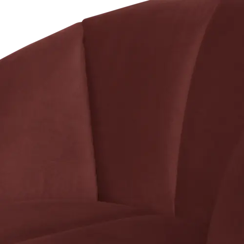 Woood Draaifauteuil Mojo - Velvet Kastanjebruin Woood Draaifauteuil Mojo - Velvet Kastanjebruin