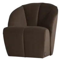 Draaifauteuil Mojo - Velvet Bruin