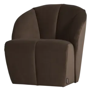 Woood Draaifauteuil Mojo - Velvet Bruin Woood Draaifauteuil Mojo - Velvet Bruin