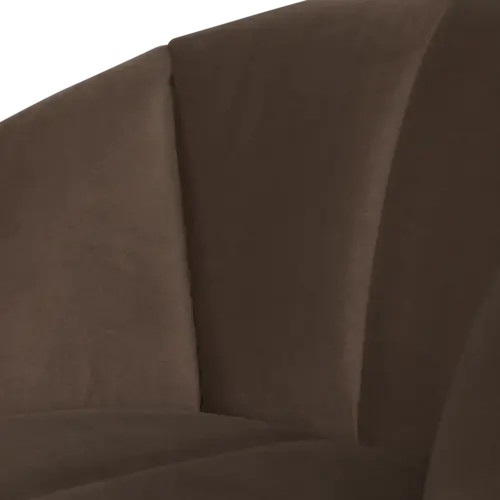 Woood Draaifauteuil Mojo - Velvet Bruin Woood Draaifauteuil Mojo - Velvet Bruin