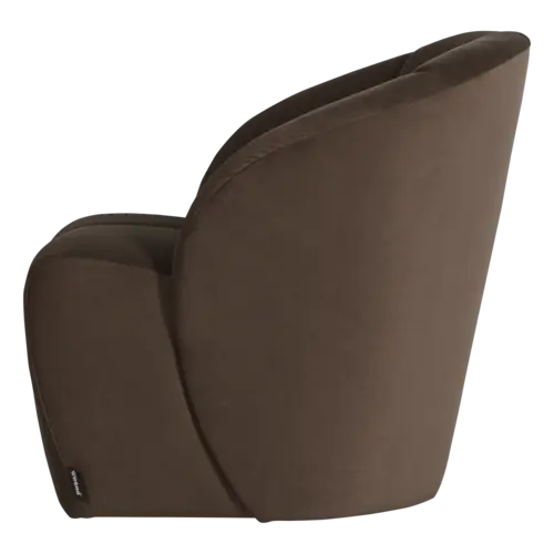 Woood Draaifauteuil Mojo - Velvet Bruin Woood Draaifauteuil Mojo - Velvet Bruin