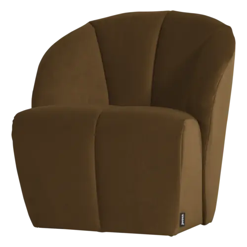 Woood Draaifauteuil Mojo - Velvet Honinggeel Woood Draaifauteuil Mojo - Velvet Honinggeel