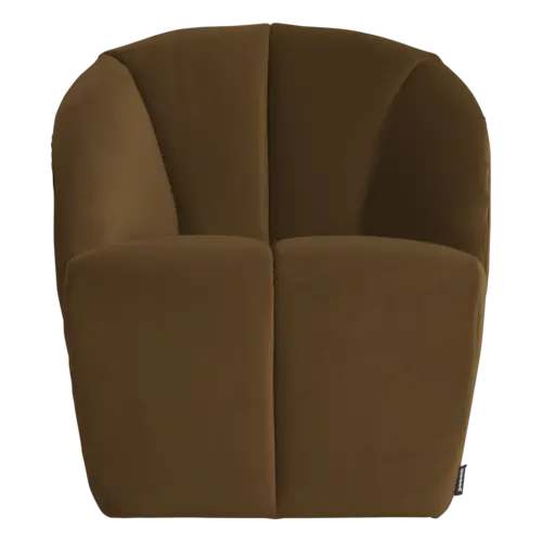 Woood Draaifauteuil Mojo - Velvet Honinggeel Woood Draaifauteuil Mojo - Velvet Honinggeel