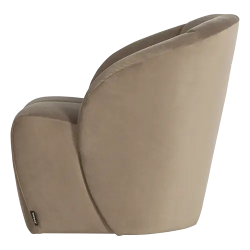 Woood Draaifauteuil Mojo - Velvet Khaki Woood Draaifauteuil Mojo - Velvet Khaki