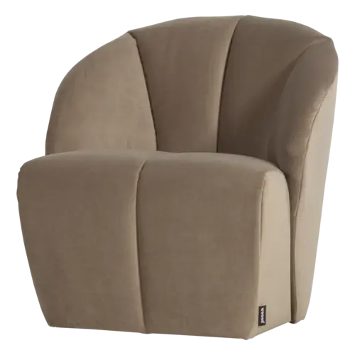 Woood Draaifauteuil Mojo - Velvet Khaki Woood Draaifauteuil Mojo - Velvet Khaki