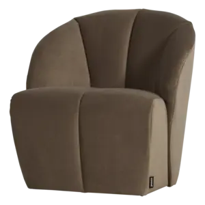Woood Draaifauteuil Mojo - Velvet Taupe Woood Draaifauteuil Mojo - Velvet Taupe