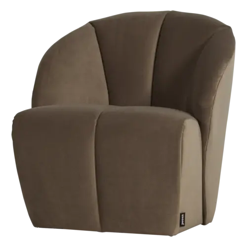 Woood Draaifauteuil Mojo - Velvet Taupe Woood Draaifauteuil Mojo - Velvet Taupe