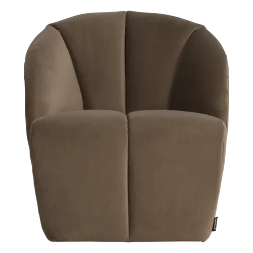 Woood Draaifauteuil Mojo - Velvet Taupe Woood Draaifauteuil Mojo - Velvet Taupe