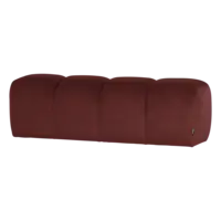 Mojo Eetbank (164 cm Zonder Rugleuning) - Velvet Kastanjebruin