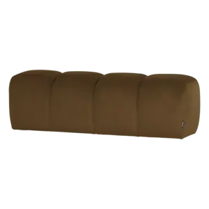Woood Mojo Eetbank (164 cm Zonder Rugleuning) - Velvet Honinggeel Woood Mojo Eetbank (164 cm Zonder Rugleuning) - Velvet Honinggeel