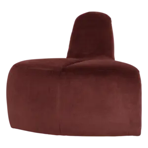 Woood Mojo Eetbank (Hoek Rond) - Velvet Kastanjebruin Woood Mojo Eetbank (Hoek Rond) - Velvet Kastanjebruin