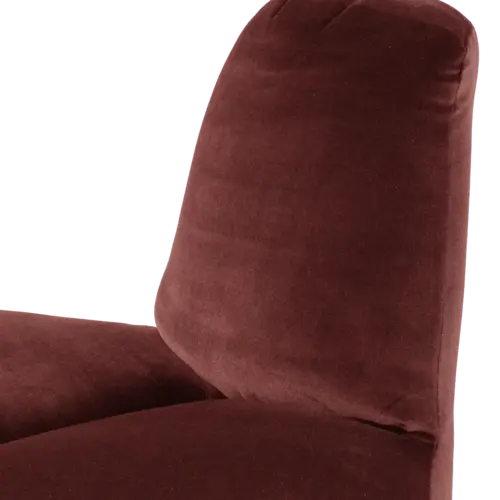 Woood Mojo Eetbank (Hoek Rond) - Velvet Kastanjebruin Woood Mojo Eetbank (Hoek Rond) - Velvet Kastanjebruin