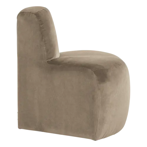 Woood Mojo Eetbank (Hoek Rond) - Velvet Khaki