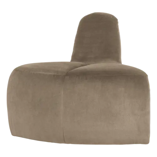 Woood Mojo Eetbank (Hoek Rond) - Velvet Khaki