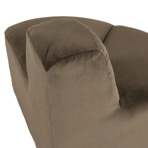Woood Mojo Eetbank (Hoek Rond) - Velvet Taupe