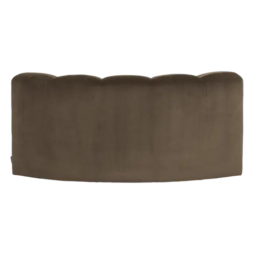 Woood Mojo Eetbank (Halfronde Hoek) - Velvet Taupe Woood Mojo Eetbank (Halfronde Hoek) - Velvet Taupe