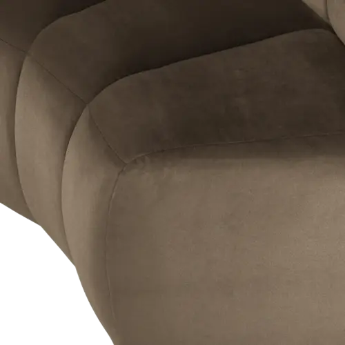 Woood Mojo Eetbank (Halfronde Hoek) - Velvet Taupe Woood Mojo Eetbank (Halfronde Hoek) - Velvet Taupe