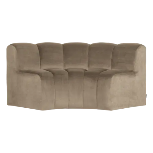 Woood Mojo Eetbank (Halfronde Hoek) - Velvet Khaki Woood Mojo Eetbank (Halfronde Hoek) - Velvet Khaki