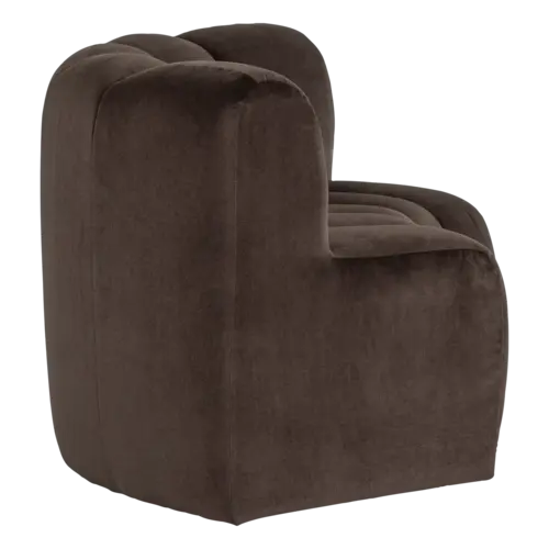 Woood Mojo Eetbank (Halfronde Hoek) - Velvet Bruin Woood Mojo Eetbank (Halfronde Hoek) - Velvet Bruin