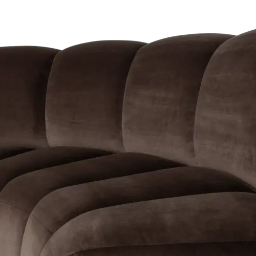 Woood Mojo Eetbank (Halfronde Hoek) - Velvet Bruin Woood Mojo Eetbank (Halfronde Hoek) - Velvet Bruin