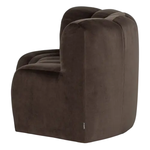 Woood Mojo Eetbank (Halfronde Hoek) - Velvet Bruin Woood Mojo Eetbank (Halfronde Hoek) - Velvet Bruin