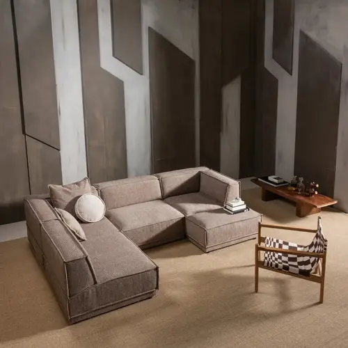 Woood Toonzaalmodel Fauteuil Zano - Bruin Hout met Kelim Zitting Naturel Woood Toonzaalmodel Fauteuil Zano - Bruin Hout met Kelim Zitting Naturel