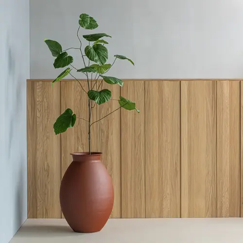 Caro Vaas XXL - Metaal Bruin