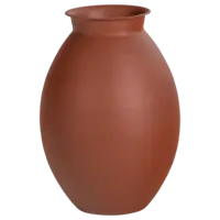 Caro Vaas XXL - Metaal Bruin