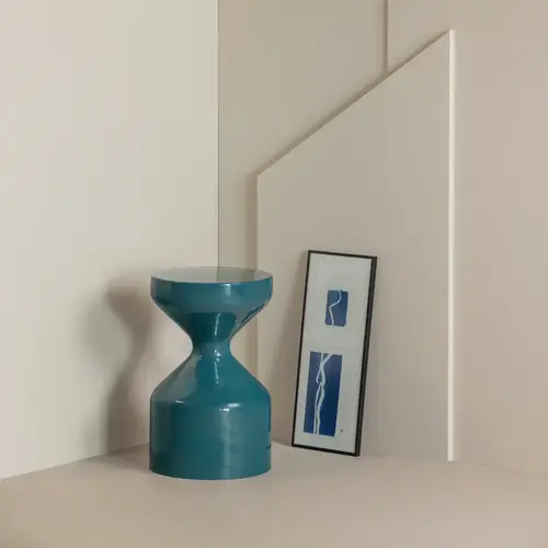 Woood Bijzettafel Floyd - Petrolblauw